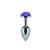 BMS – LUX Active® – 3" Rose Anal Plug – Purple thumbnail