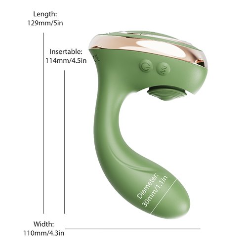 The Swan Reign Dual-Stimulator | Pulsierender Luxus-Rabbit-Vibrator | RaiX