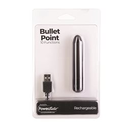 BMS – Bullet Point – Bullet Vibrator – USB Rechargeable – Black bigger version