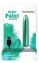 BMS – Bullet Point – Bullet Vibrator – USB Rechargeable – Teal bigger version