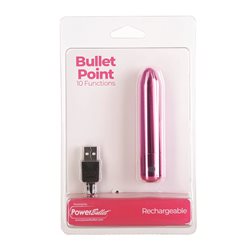 BMS – Bullet Point – Bullet Vibrator – USB Rechargeable – Pink bigger version