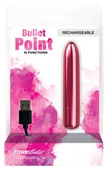 BMS – Bullet Point – Bullet Vibrator – USB Rechargeable – Pink bigger version