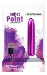 BMS – Bullet Point – Bullet Vibrator – USB Rechargeable – Purple bigger version