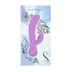 Empress Swan - Dual Vibrator - Rechargeable - Lavender bigger version