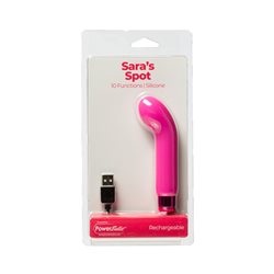 BMS – PowerBullet – Sara’s Spot – Compact G-Spot Vibrator – Pink  bigger version