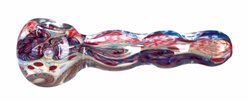 Hand Blown Glass Pipe #21 bigger version