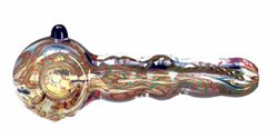 Hand Blown Glass Pipe #22 bigger version