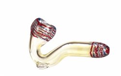 Hand Blown Sherlock Glass Pipe bigger version