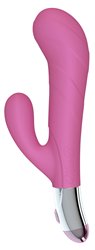 Mae B Lovely Vibes G-Spot Shaped Soft Touch Twin Vibrator bigger version