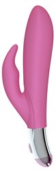Mae B Lovely Vibes Rabbit Shaped Soft Touch Twin Vibrator bigger version