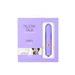 Pillow Talk - Special Edition Flirty - Luxurious Mini Massager - Purple bigger version