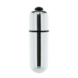BMS - 1 Speed Vibrating Bullet - Battery Operated - Silver bigger version