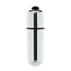 BMS - 1 Speed Vibrating Bullet - Battery Operated - Silver bigger version