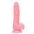 Addiction - Brandon 7.5" Glow-in-the-Dark Dildo With Balls - Pink thumbnail