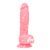 Addiction - Brandon 7.5" Glow-in-the-Dark Dildo With Balls - Pink thumbnail