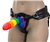 Addiction - JUSTIN - 8" Dildo With Balls, Pride Colours thumbnail