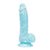 BMS - Addiction - Luke 7.5" Glow-in-the-Dark Dildo With Balls - Blue thumbnail