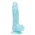 BMS - Addiction - Luke 7.5" Glow-in-the-Dark Dildo With Balls - Blue thumbnail