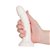 BMS Factory Liquid Silicone Dong – White thumbnail