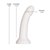 BMS Factory Liquid Silicone Dong – White thumbnail