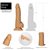 BMS – Naked Addiction –  8" Silicone Dual Density Dildo – Caramel thumbnail