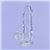 Crystal Addiction - Clear Dildo with Balls - 6" thumbnail