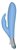 Mae B Lovely Vibes Rabbit Shaped Soft Touch Twin Vibrator thumbnail