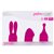 PalmPocket Extended – Silicone Massage Heads – For Use with PalmPower Pocket – Pink thumbnail