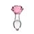 Pillow Talk - Rosy- Luxurious Glass Anal Plug thumbnail