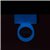 PowerBullet – Cosmic Ring– Vibrating Cock Ring – Glow-in-the-Dark Blue  thumbnail