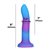 Rave by Addiction - 8" Glow in the Dark Dildo - Blue Purple thumbnail