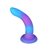 Rave by Addiction - 8" Glow in the Dark Dildo - Blue Purple thumbnail