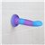 Rave by Addiction - 8" Glow in the Dark Dildo - Blue Purple thumbnail