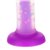 Rave by Addiction – 8” Glow in the Dark Dildo – Purple Confetti thumbnail