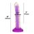 Rave by Addiction – 8” Glow in the Dark Dildo – Purple Confetti thumbnail