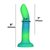 Rave by Addiction - 8" Glow in the Dark Dildo - Blue Green thumbnail