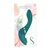 The Monarch Swan® Twisting Vibrator & Stimulator - Teal thumbnail