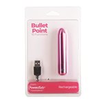 BMS – Bullet Point – Bullet Vibrator – USB Rechargeable – Pink
