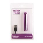 BMS – Bullet Point – Bullet Vibrator – USB Rechargeable – Purple