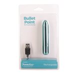 BMS – Bullet Point – Bullet Vibrator – USB Rechargeable – Teal