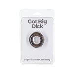 Got Big Dick – Super Stretch Cock Rings – Black – 1 Pack