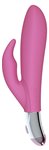 Mae B Lovely Vibes Rabbit Shaped Soft Touch Twin Vibrator
