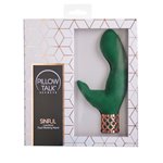 Pillow Talk® Secrets - Sinful – Luxurious Dual Vibrating Wand - Green