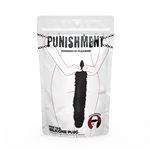 Punishment - Fox Tail Silicone Anal Plug – Black