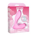 Softies 5” Silicone Vibrator - Pink