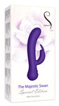 BMS - Special Edition Majestic Swan - Rabbit Vibrator - Purple